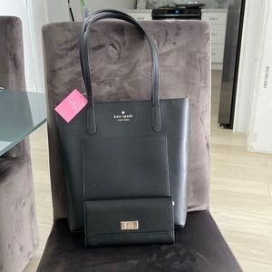 Kate, spade, Serafina bundle, brand new with tags handbag, and matching wallet